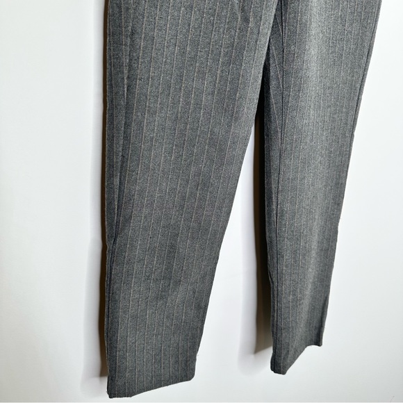 Janie and Jack Grey Wool Pinstripe Joggers - Picture 3 of 13